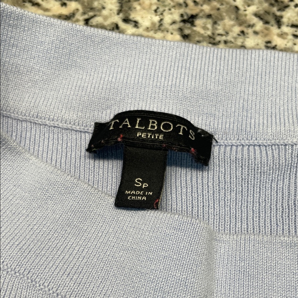 Talbots Soft Light Blue Blouse - image 2